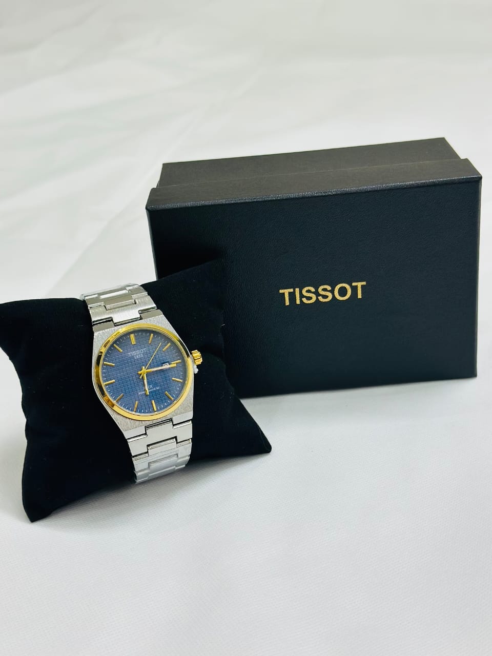 Tissot PRX Silver Stainless Steel Green Dial Quartz Unisex Watch